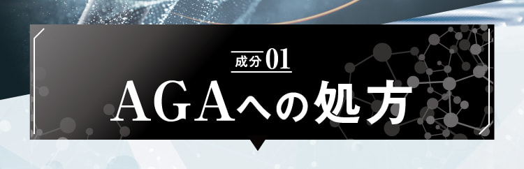 成分01 AGAへの処方