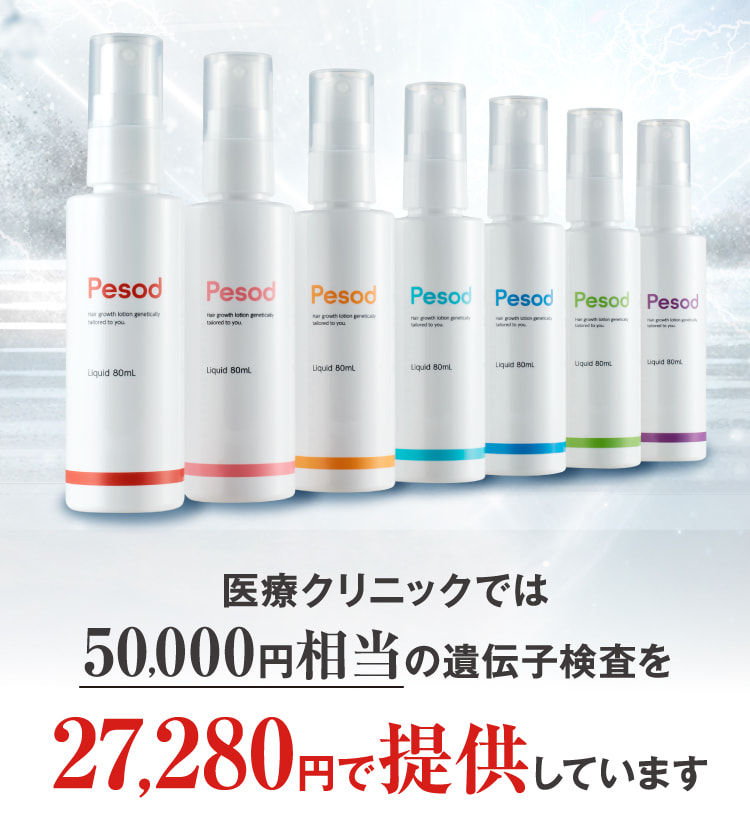 医療クリニックでは50,000円相当の遺伝子検査を27,280円で提供しています