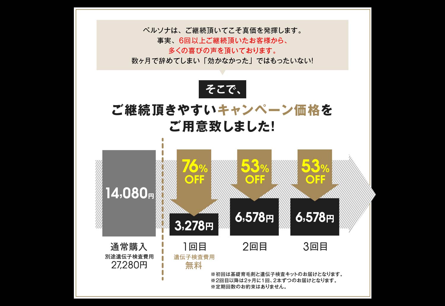モニター終了後もご継続頂きやすいキャンペーン価格をご用意いたしました!